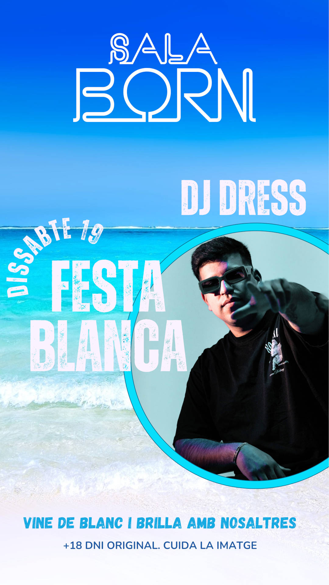 sala festes born terrassa festa banca d'estiu dj dress 20250719
